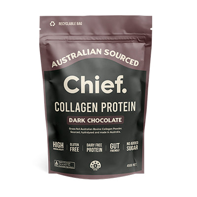 Grass Fed Collagen Protein Powder- Dark Chocolate